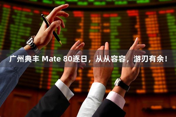 广州典丰 Mate 80逐日，从从容容，游刃有余！